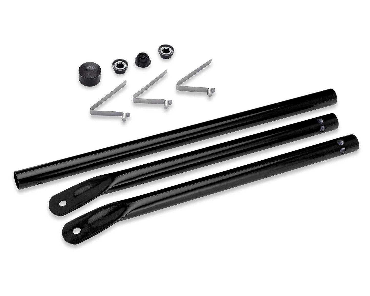 Studio Grill Parts - Leg Kit - Weber Grill Part 65130 Replacement for Bbq Kettle Grill 22 Inch Weber Charcoal Grill with 19.5” Front Leg (Black)